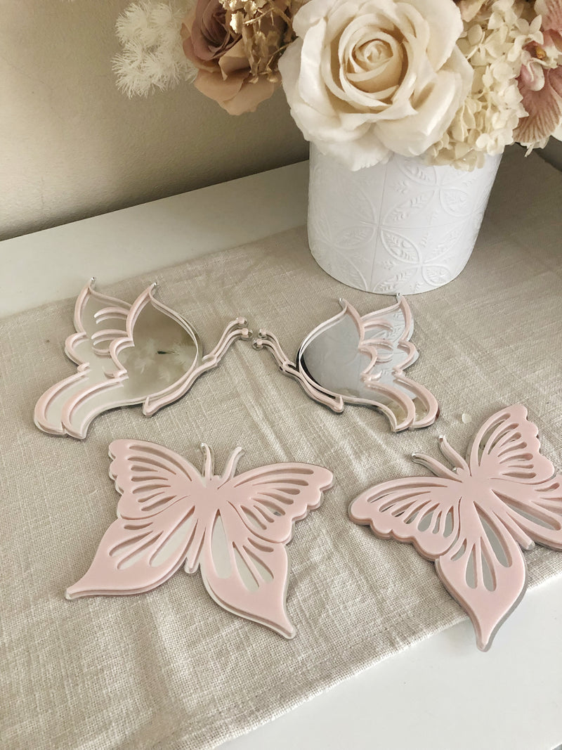 Set of 4 Butterflies 3D