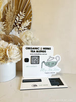 4 in 1 Logo, QR, Cards and Square Dock Sign