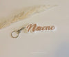 3D Acrylic Name Keyrings