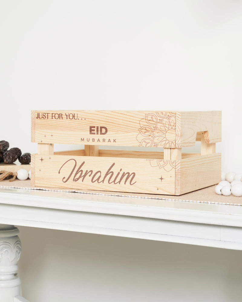 Eid Wooden Crate Gift Boxes - Style 1
