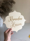 Ramadan Kareem Fancy Plywood Shape