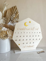 Countdown Till Eid Hexagon Freestanding