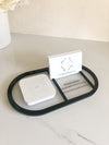 Square Dock Holder + Business Card + Socials Tray