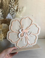 Flower 3D Name Plaque