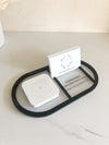 Square Dock Holder + Business Card + Socials Tray