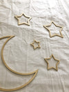 Ramadan Crescent Moon & Stars Set