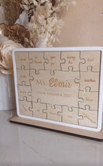 Custom Teachers Puzzle Gift Freestanding