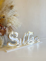 3D Names Freestanding - Acrylic