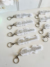 3D Acrylic Name Keyrings