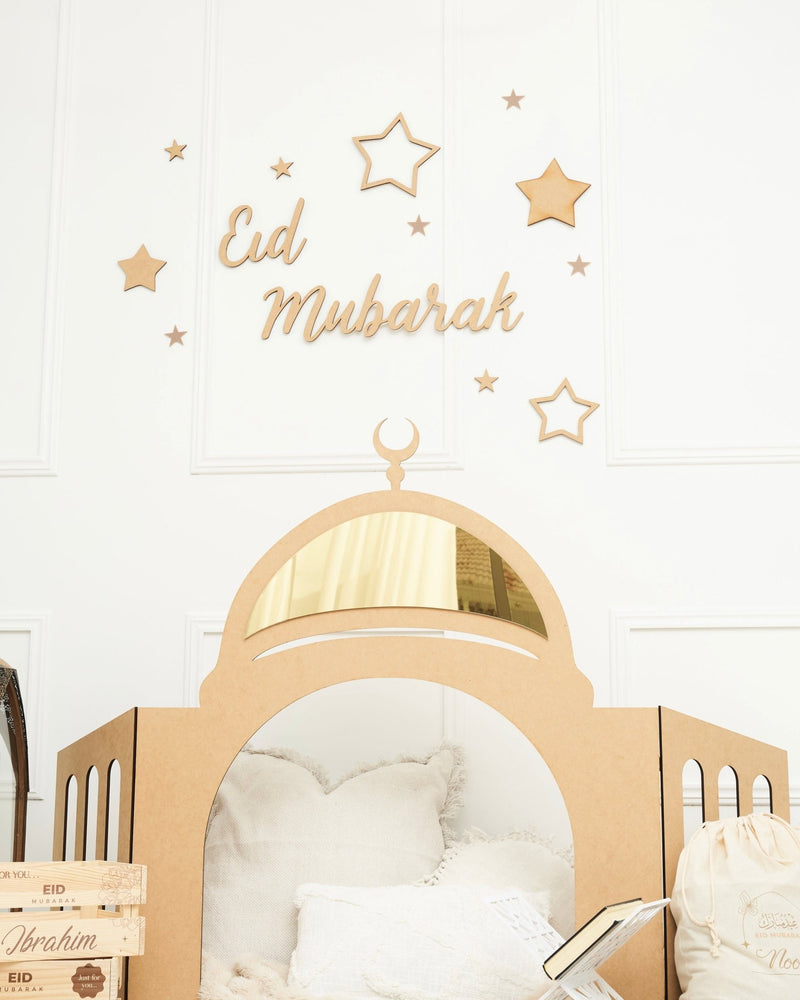 Kids Large Wooden Freestanding Masjid Style 2 - Al Aqsa - Luxe Decor by Lisa