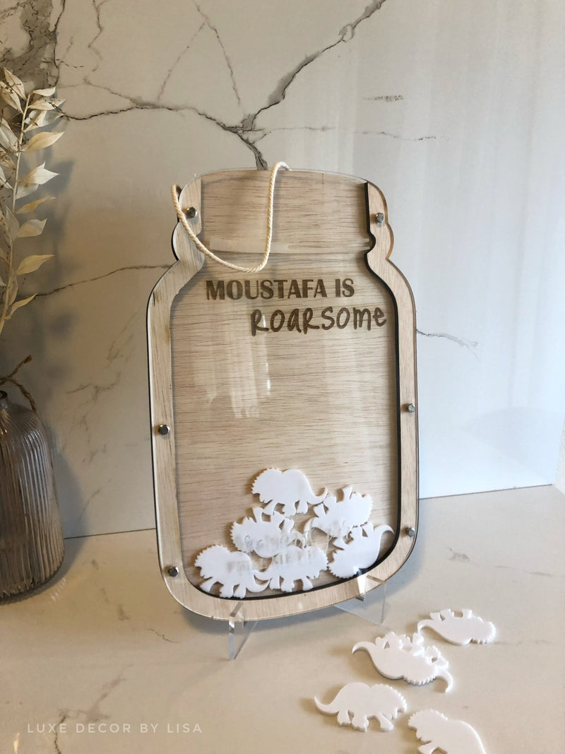 Kids Reward Jar - Dinosaurs - Luxe Decor by Lisa