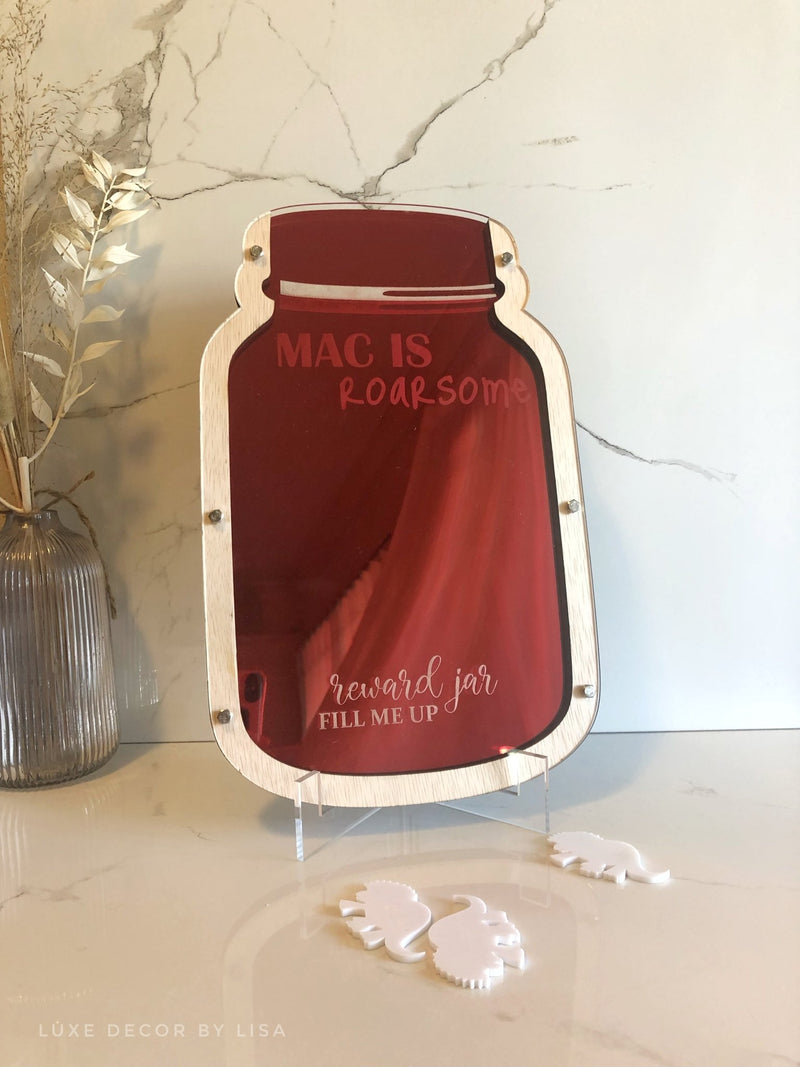 Kids Reward Jar - Dinosaurs - Luxe Decor by Lisa