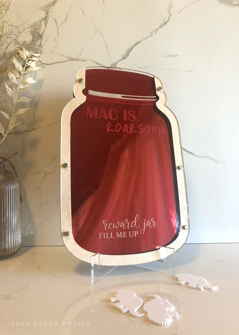 Kids Reward Jar - Dinosaurs - Luxe Decor by Lisa