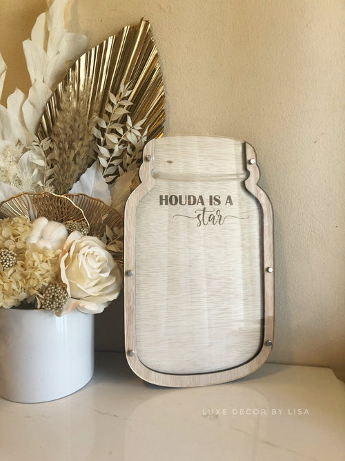 Kids Reward Jar - Stars - Luxe Decor by Lisa