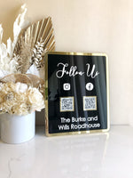 Large QR Code Sign - Luxe Decor by Lisa