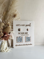 Large QR Code Sign - Let’s get social - Luxe Decor by Lisa