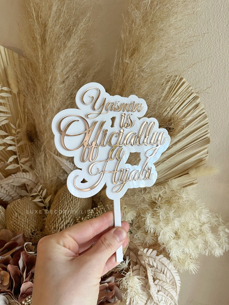 Layered - Custom Name is Officially a Hijabi - Luxe Decor by Lisa