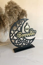 Layered Ramadan Crescent Moon Freestanding Style 1 - Luxe Decor by Lisa