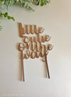 Little Cutie on the way Cake Topper - Luxe Decor by Lisa