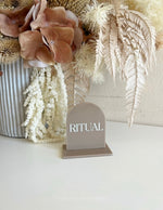 Mini Arch Pricing Signs Acrylic Market/Pop Up Stall Business Signs - Luxe Decor by Lisa