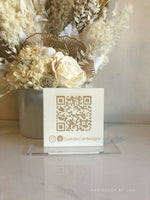 Mini Freestanding QR Code Sign - Luxe Decor by Lisa
