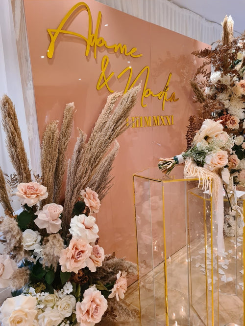 Mirror Acrylic Names Set - Luxe Decor by Lisa