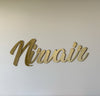 Mirror Acrylic Names + Words - Luxe Decor by Lisa