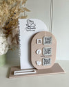 Modern 3 QR Sign Style 3 (reviews) + Card Holder - Luxe Decor by Lisa