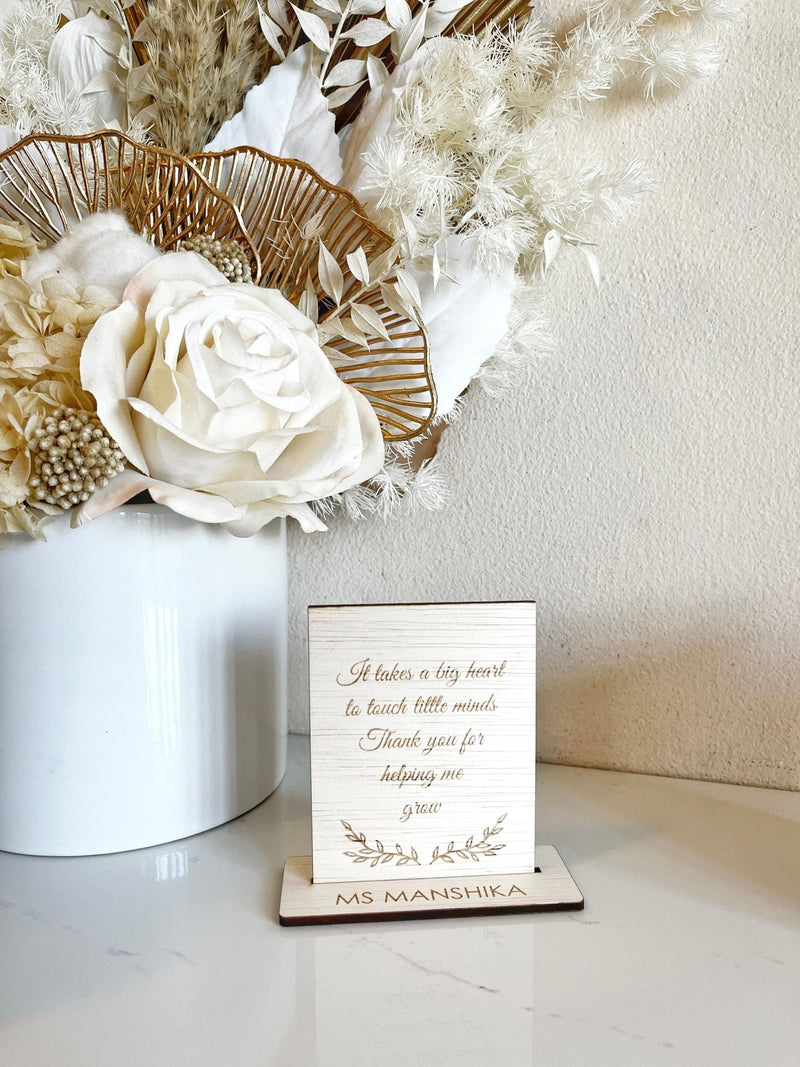 Personalised Teachers Sign - Luxe Decor by Lisa