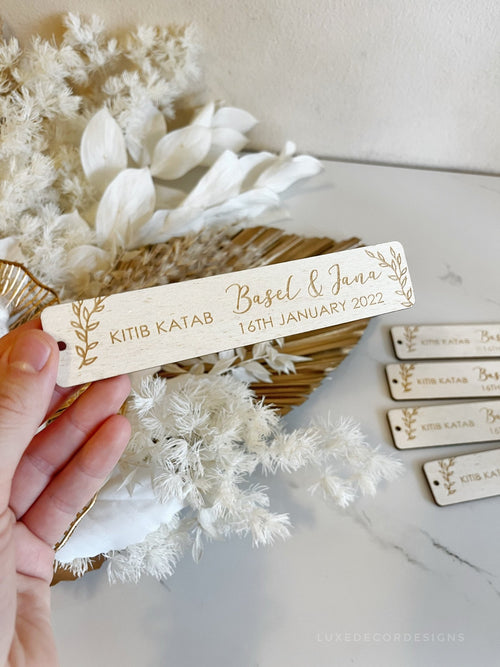 Plywood Custom Bookmarks - Luxe Decor by Lisa