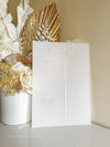 Pricelist Acrylic Sign - Printed - Luxe Decor by Lisa