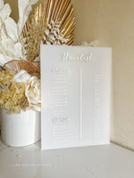 Pricelist Acrylic Sign - Printed - Luxe Decor by Lisa