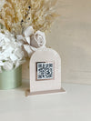 Printed Arch Custom QR Sign - Luxe Decor by Lisa