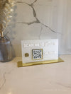 QR Code Sign - Horizontal Version - Luxe Decor by Lisa