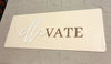Rectangle Business Logo Signage - Luxe Decor by Lisa