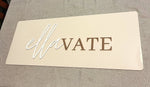 Rectangle Business Logo Signage - Luxe Decor by Lisa