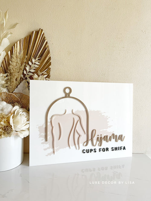 Rectangle Business Logo Signage - Luxe Decor by Lisa