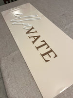 Rectangle Business Logo Signage - Luxe Decor by Lisa