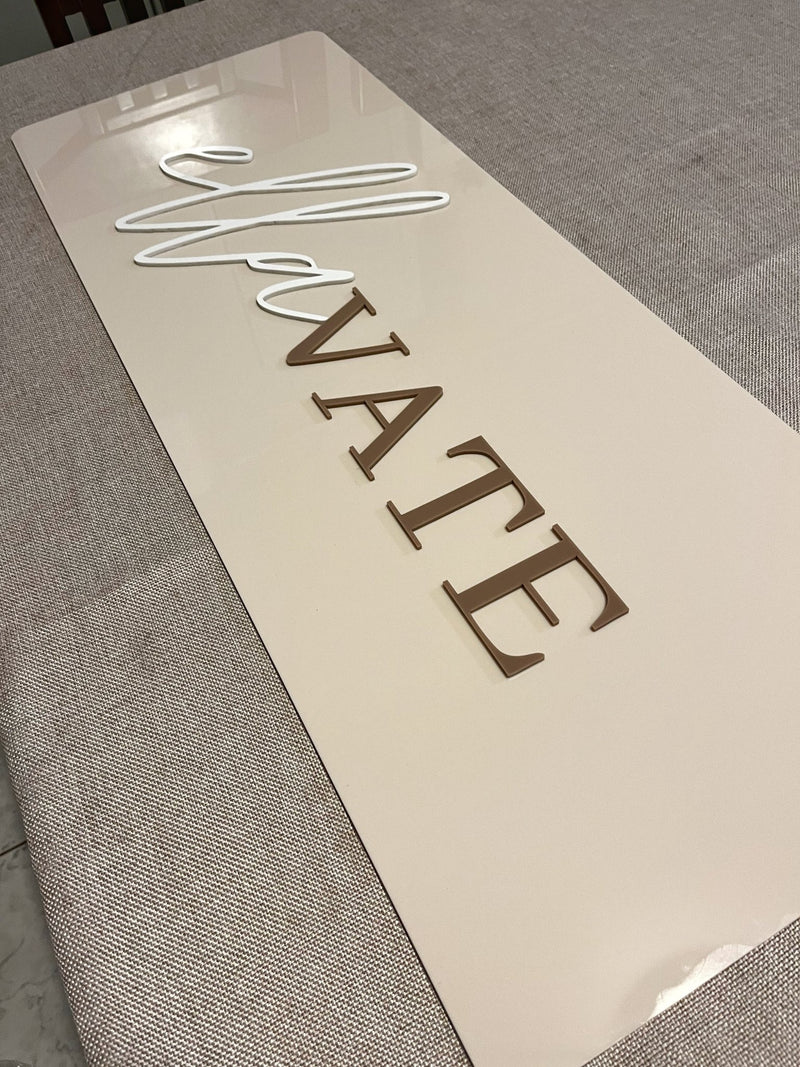 Rectangle Business Logo Signage - Luxe Decor by Lisa