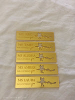Rectangle Custom Teachers Bookmark Acrylic - Luxe Decor by Lisa