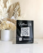 Rectangle QR Code Sign - Single QR - Luxe Decor by Lisa