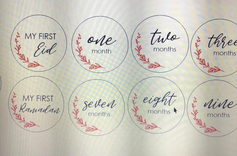 Set of 15 Milestone Set - Luxe Decor by Lisa