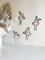 Set of 4 Ballerinas 3D - Luxe Decor by Lisa
