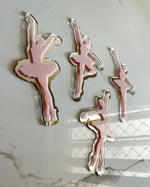 Set of 4 Ballerinas 3D - Luxe Decor by Lisa