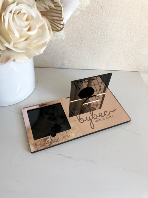 Square Reader Stand and Business Card Holder Style 1 - Luxe Decor by Lisa