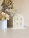 The Arched Plywood QR Sign Style 2 - Luxe Decor by Lisa
