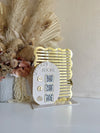 The Double Wavy Oval 3 QR Social Sign - Luxe Decor by Lisa