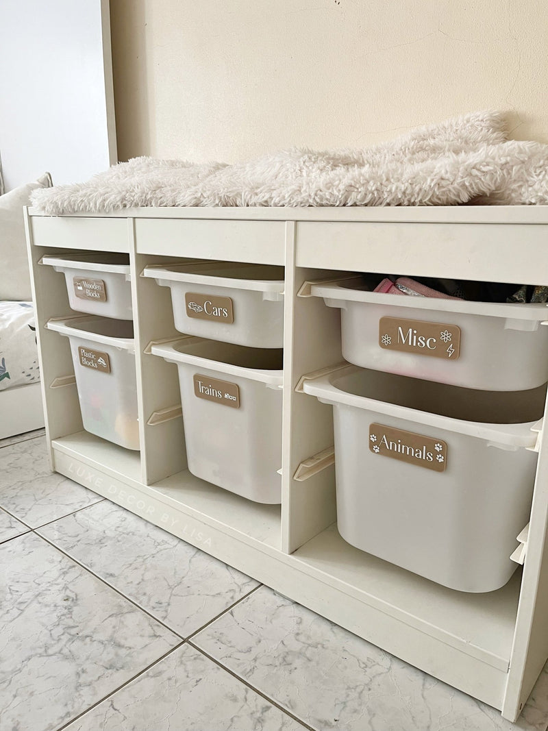 Toy Tub Mini Signs - Printed - Luxe Decor by Lisa