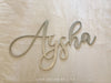 Wall Hanging Names + Words Painted English - Luxe Decor by Lisa