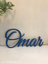 Wall Hanging Names + Words Painted English - Luxe Decor by Lisa